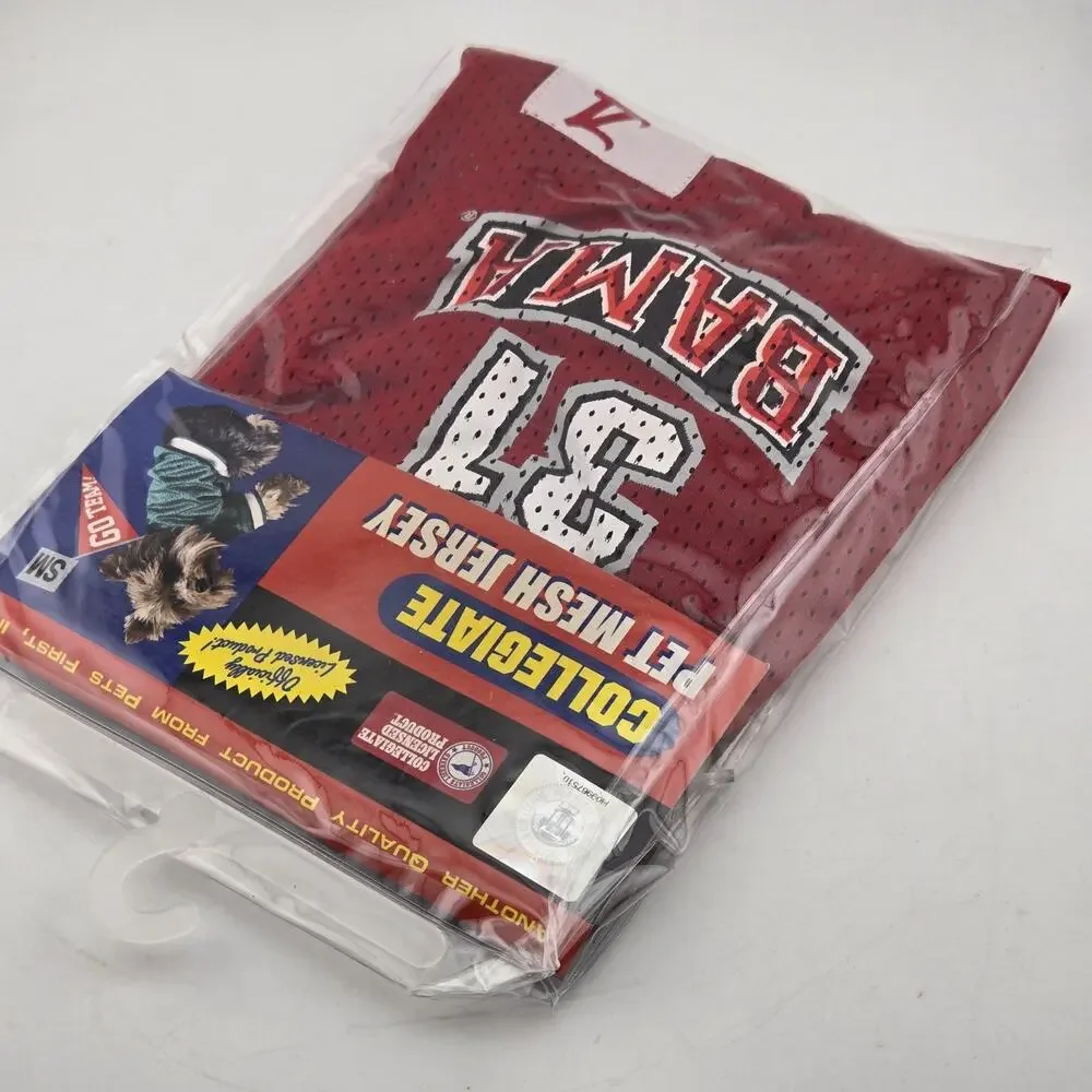 Alabama Crimson Tide Mesh Dog Jersey Bama #31 Size Small SM Pets First New
